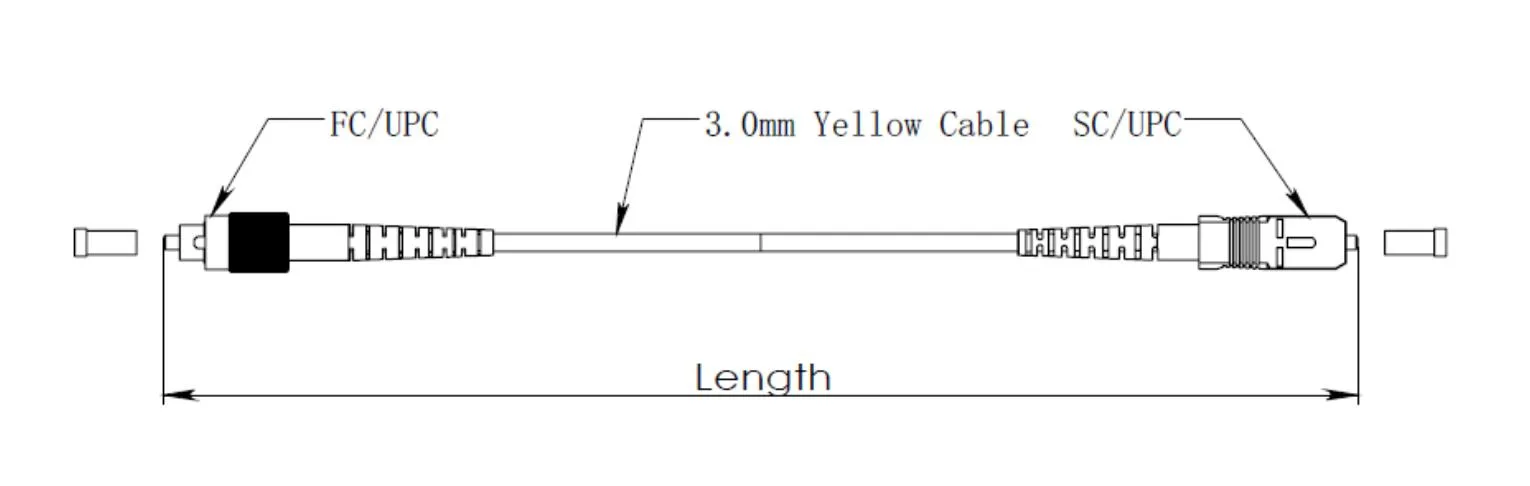 Conventional SC/UPC-FC/UPC Patch Cords